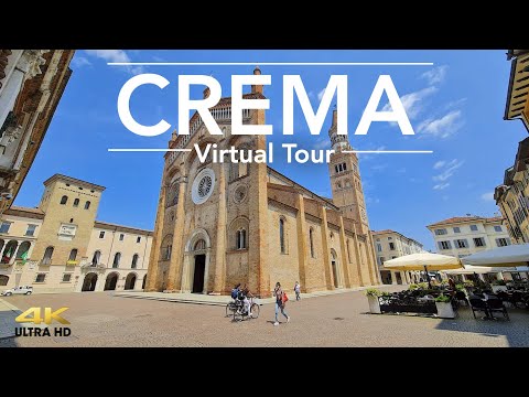 Crema, Walking in Northern Italy, where call me by your name was filmed, 4K 60fps 2021