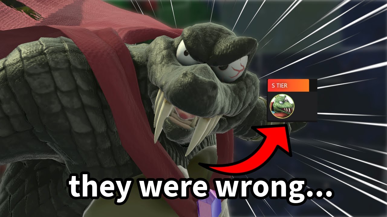 They Said King K Rool Was LOW TIER In Smash... I disagree