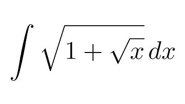 Integral of sqrt(1+sqrt(x)) (substitution)