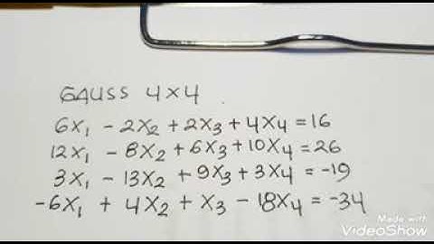 ELIMINASI GAUSS 4 VAR