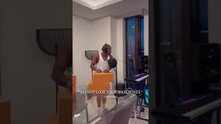 Naughty Kabza De Small Creating Amapiano Sound With Shoe Boxes In Studio Together With Dlala Thukzin