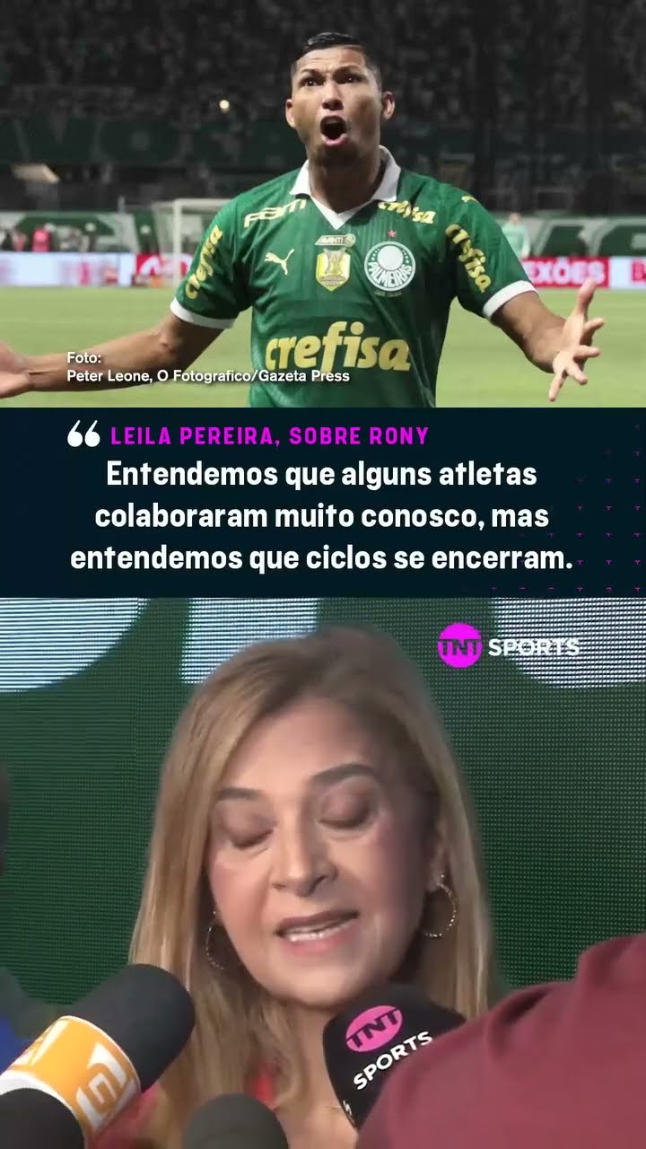 A LEILA CRAVOU O FUTURO DO RONY NO PALMEIRAS? OLHA O QUE ELA FALOU SOBRE O ATACANTE #shorts