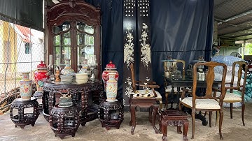 Giá Ưu Đãi: Đồ Đồng Gỗ Gốm, Bộ Bàn Ghế Trống Gỗ Trắc - Rao bán 11/8 [0939 806464] Thanh Triệu