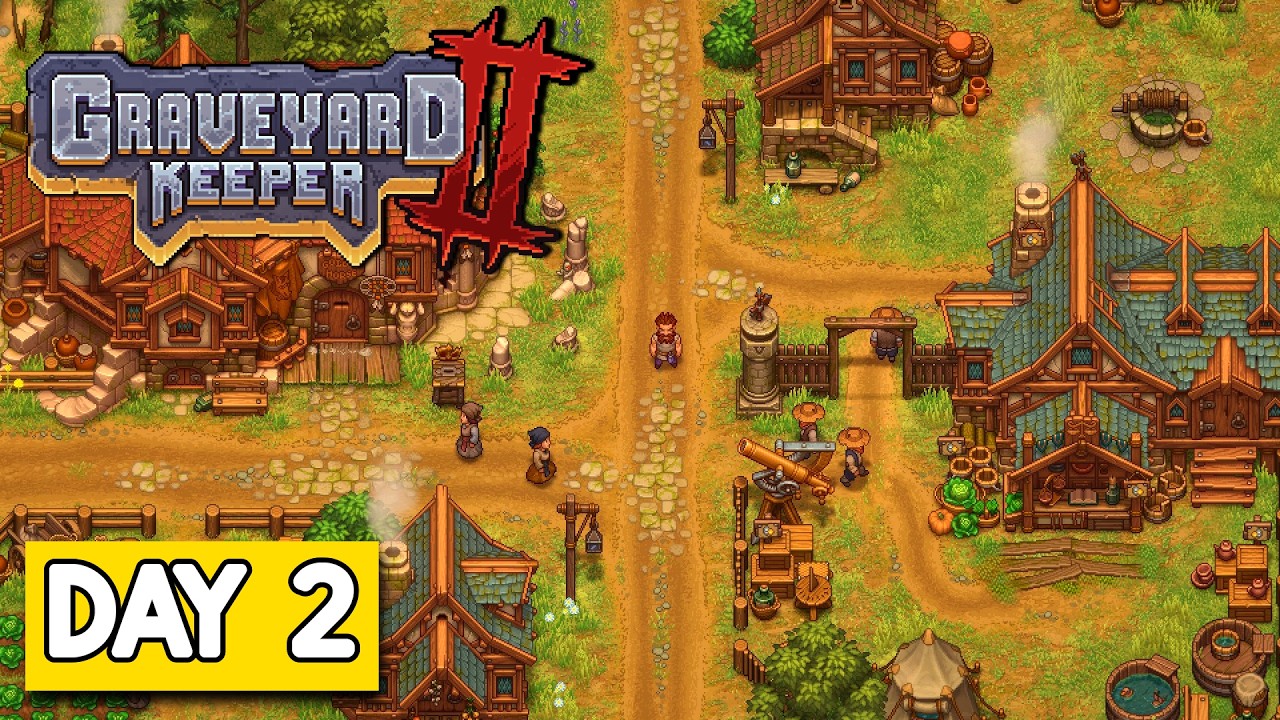 Continuing This Awesome Journey In Graveyard Keeper 2! - Day 2