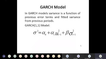 Day 6 One week online FDP on "Time Series and Financial Economics using eviews"
