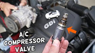 HYUNDAI SANTA FE AC COMPRESSOR CONTROL VALVE REPLACEMENT, AC NOT WORKING FIX