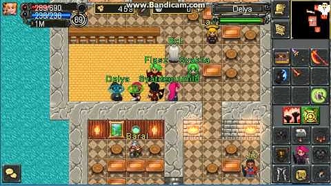 TibiaME W3 king Nivalis Arena WAR VS WIZ!