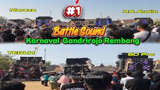 BATTLE SOUND❗ RA Audio Vs NARAZA Audio & TEGUH Audio Vs SD Pro Audio ❗Gandrirojo Rembang