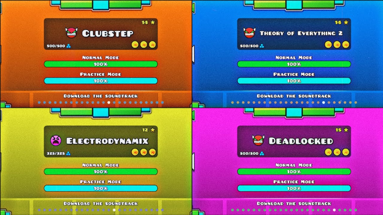 Clubstep × Electrodynamix × Theory Of Everything 2 × Deadlocked 『 Rebeated × All Coins 』