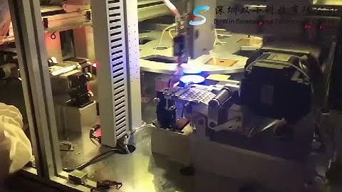 CCM camera module process QR Code use High speed  four positions auto film laminating machine 2020