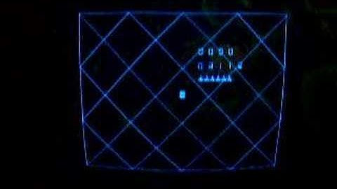 Asteroids Deluxe test screen