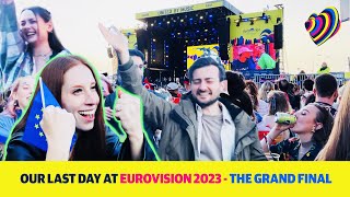 OUR REACTION TO THE GRAND FINAL OF EUROVISON 2023 FROM EUROVISION VILLAGE