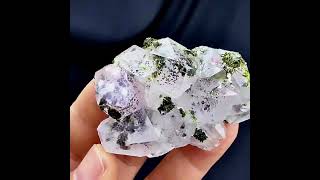 Video preview: Clear Garden Quartz with Epidote — Sichuan, China · 5.8 cm | Natural Mineral Specimen