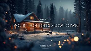 What If Your Thoughts Slowed Down Tonight 🌲🌨️ Soft Piano for Overthinking, Restless Mind & Sleep Wealth