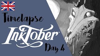 [TIMELAPSE] Inktober 2017 - Day 4 | Candle