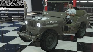 GTA 5  DLC Vehicle Customization  Vapid Winky (Willys Jeep)