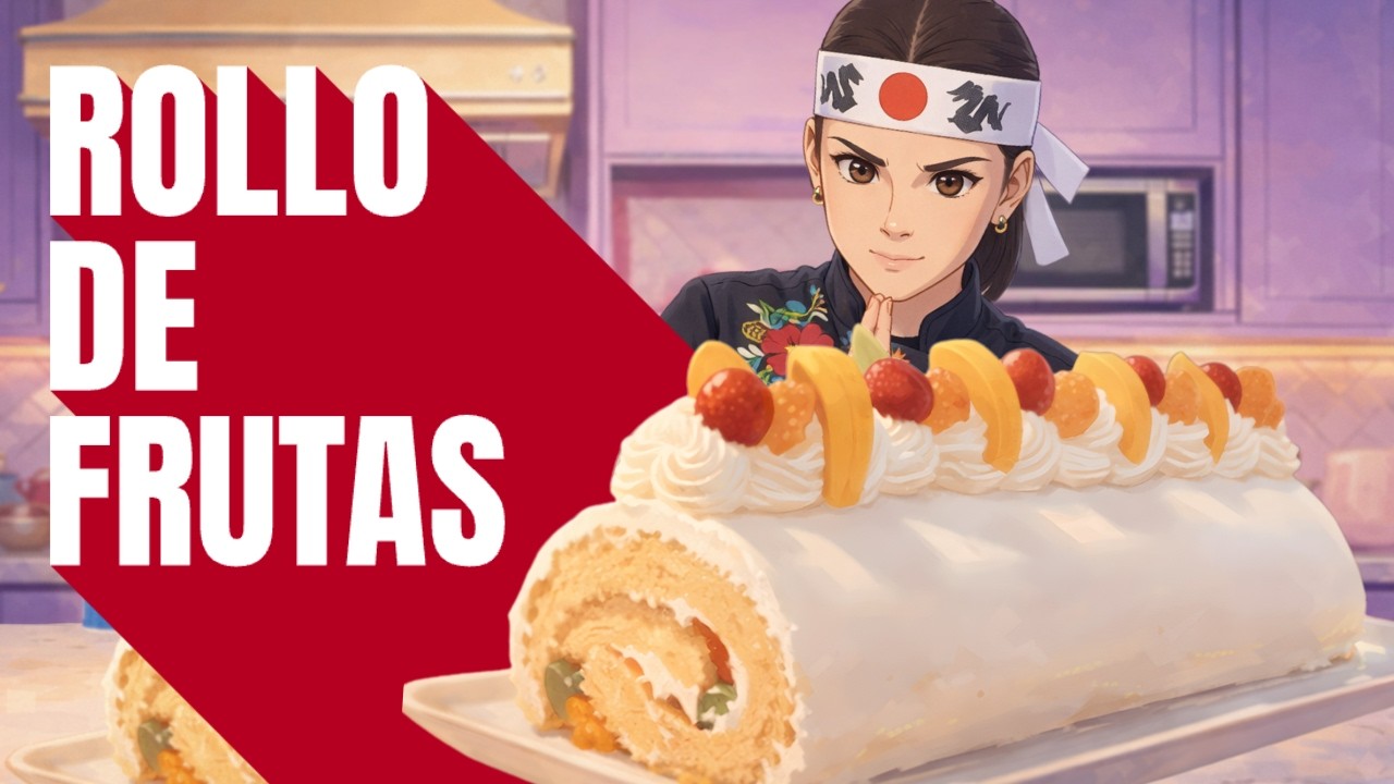 ¡EL ROLLO DE FRUTAS MAS RICO QUE PROBARÁS!