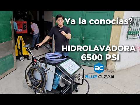 Hidrolavadora industrial 6500 PSI trifásica — Maquitec