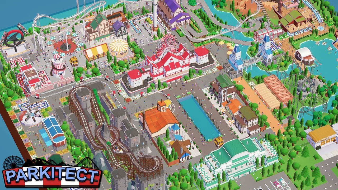 Theme park building game Parkitect is getting 8-player online multiplayer