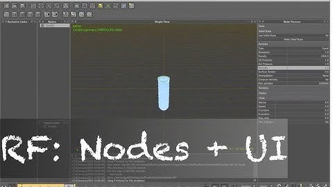 Realflow Tutorial: Adding Nodes and the UI