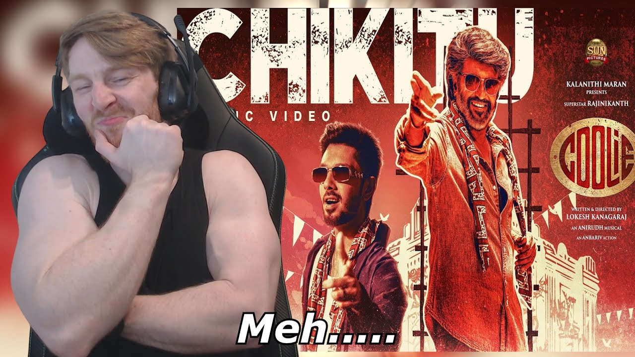 Chikitu - Music Video | COOLIE | Superstar Rajinikanth | Lokesh | Anirud h• Reaction By Foreigner