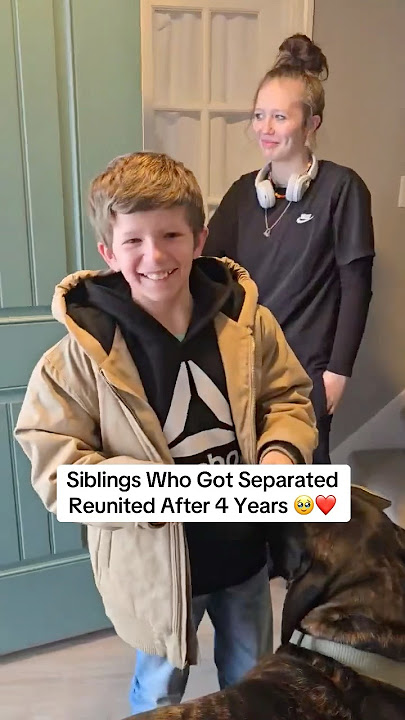 Two Siblings Reunited After Being Separated For 4 Years 🙏❤️