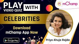 Play Online LIVE video Quiz with Bollywood & TV Celebrity | Enjoy Gamified Quiz, Trivia on mChamp screenshot 2