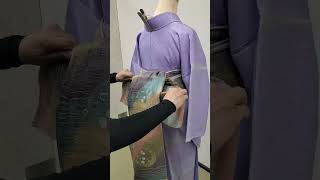 【帯結び】#着物 #大人初心者 #帯結び #着付け