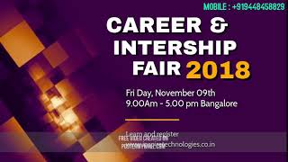 Copy of Career Internship Fair Video Template   Made with PosterMyWall