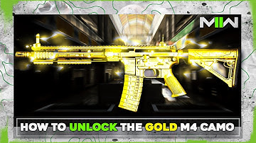 How To UNLOCK the GOLD M4 Camo in Modern Warfare 2 (Explained)