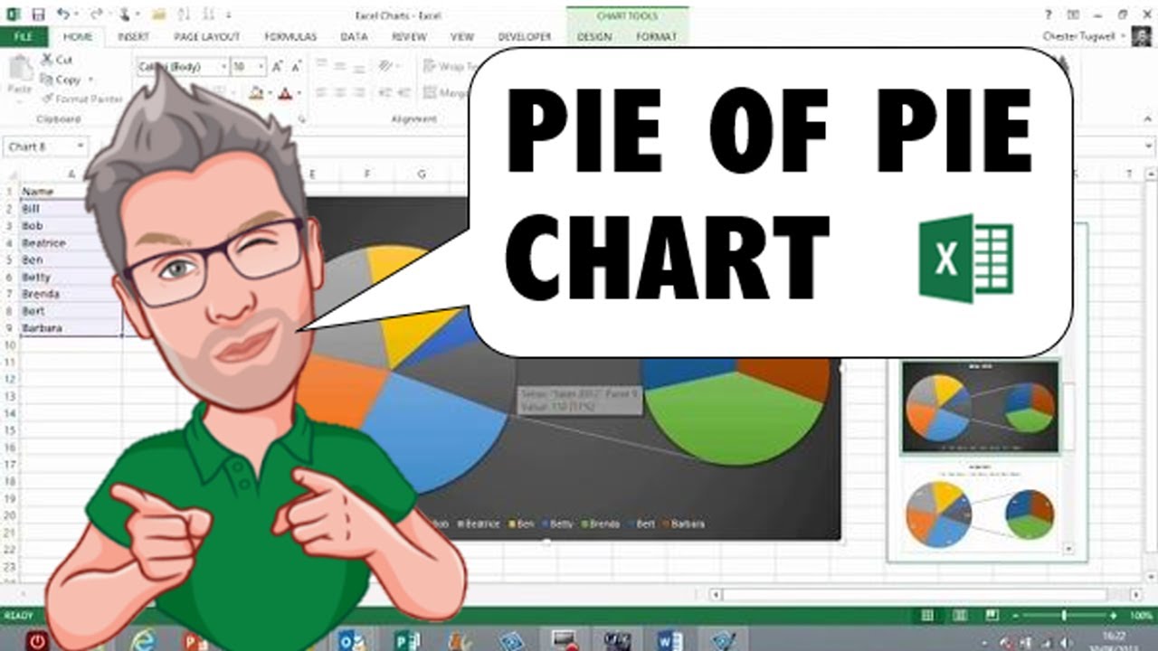 Excel Pie Chart With Subcategories