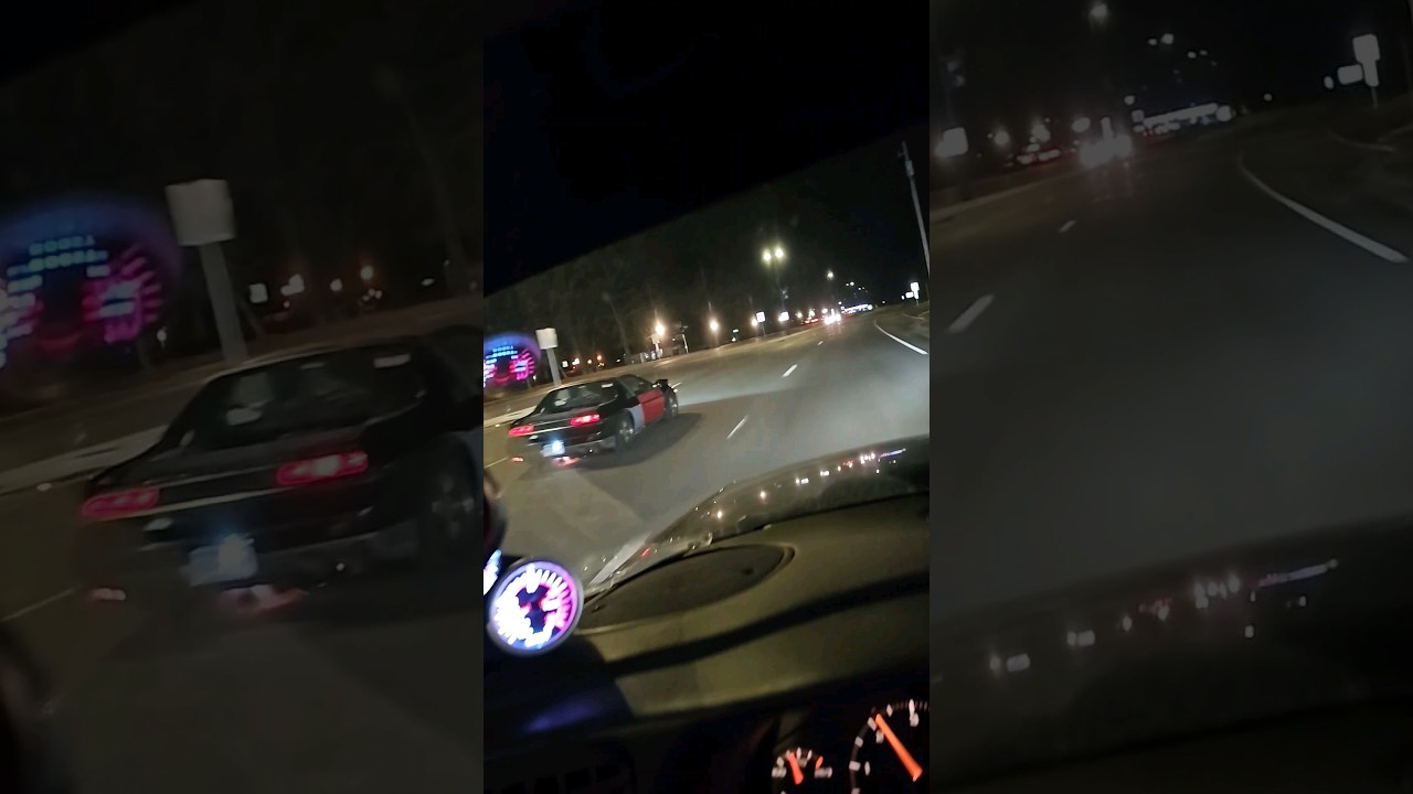 Fiero shots fired and the manifolds glowing orange on the turbo 4.3L vortec ZR2 5 speed S10