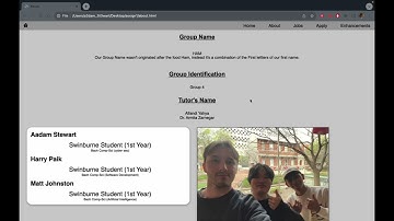 COS10026 Assignment 1 - Website Presentation
