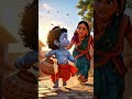 মা যশোদা ও ছোট্ট কৃষ্ণের দুষ্টুমি! 🌸 | Little Krishna Animation #viral