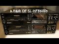 Sony SL-HF860D Betamax VCRs (Repair and demonstration)