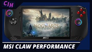 Hogwarts Legacy  MSI Claw Core Ultra 7 Performance & Gameplay