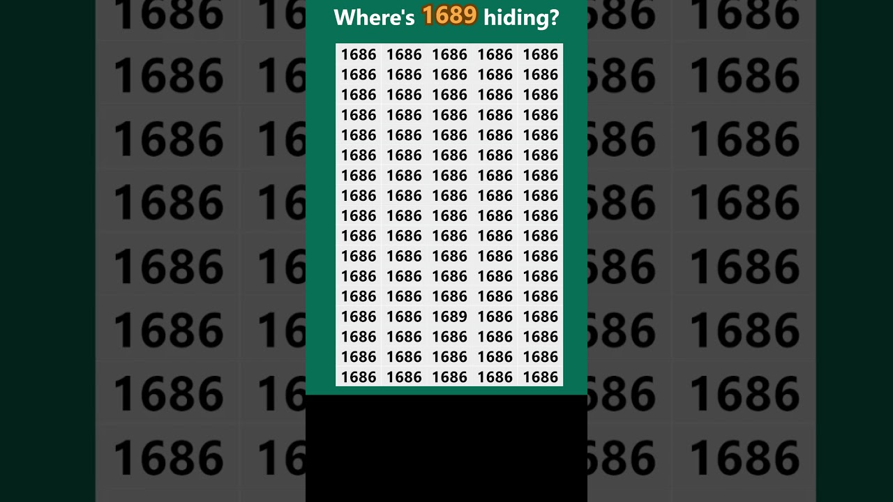 SpotOne (1689) Sharpen Your Mind: Find the One That Doesn’t Belong!