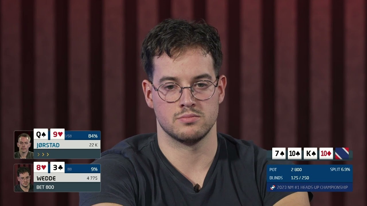 Crazy bluff against the World Champion! Espen Uhlen Jørstad.