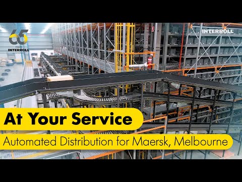 At Your Service - Automated Distribution for Maersk, Melbourne - video from Interroll Group