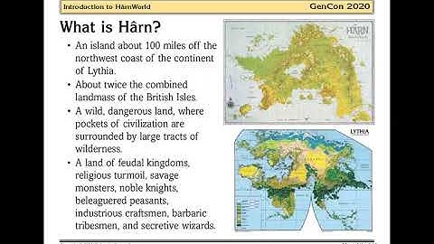 Introduction to HârnWorld seminar