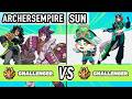 2XKO ▰ ArchersEmpire (Vi / Illaoi) vs Sun (Teemo / Ahri) ▰ High Level Gameplay