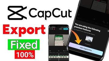 CapCut video Export Problem Solution 2024 | Capcut Export Error