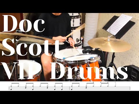 Doc Scott - VIP Drums / Jungle Breaks With Notation / Drum Lesson