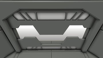 Modular Sci-Fi Set Wip 52 Blender 2.75a - Animated sci-fi doors