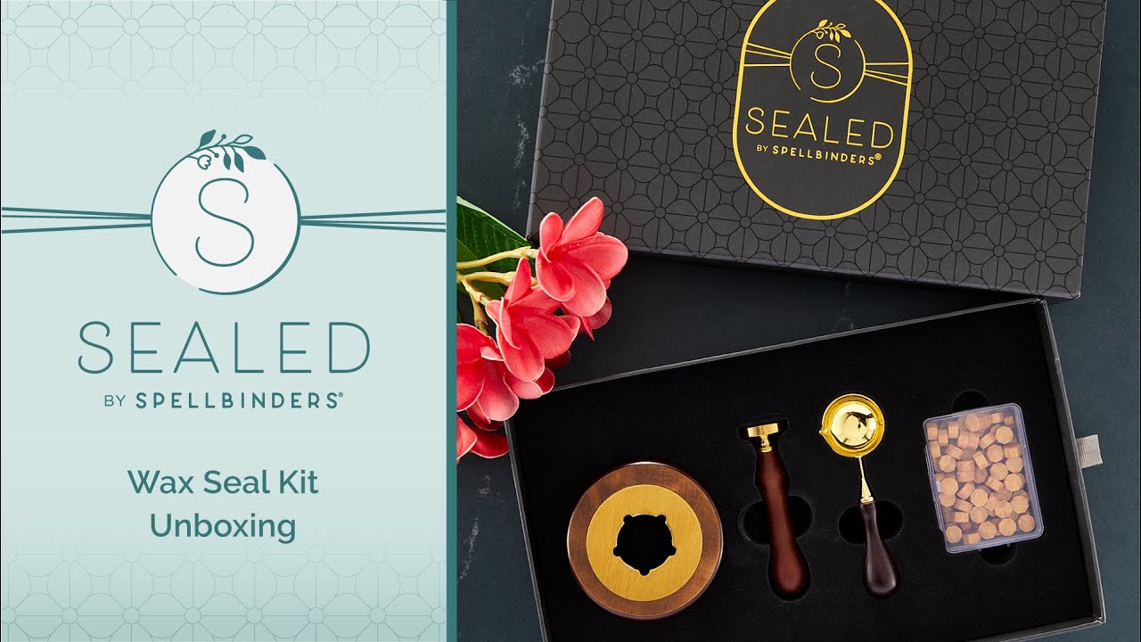 Spellbinders - Sealed for Summer Collection - Wax Seal Stamp - 3 Pack