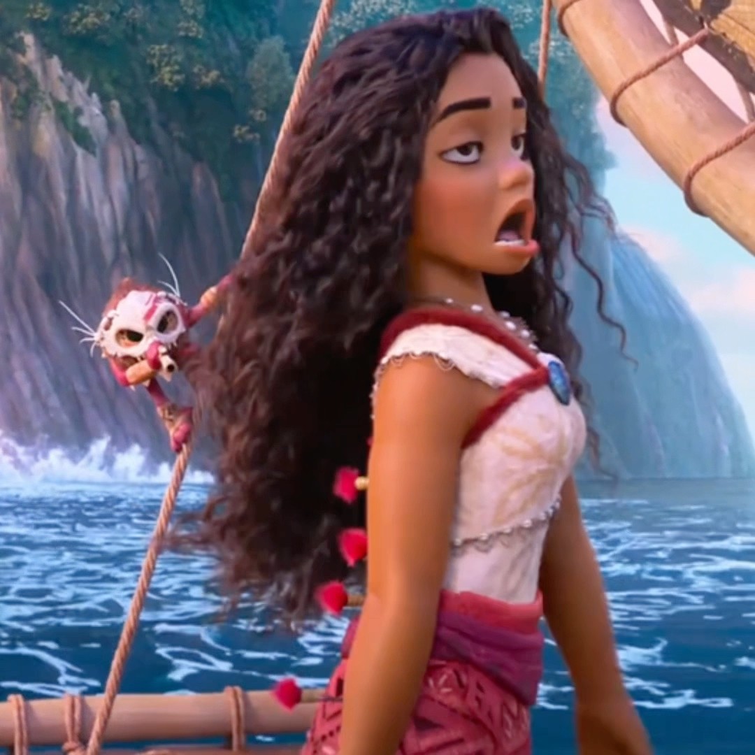 ACERTARAM NA MOANA E ELA CAIU - Moana 2 #shorts