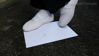 【上履き】白バレー×画用紙〔MoonStarビニールバレー旧タイプ〕