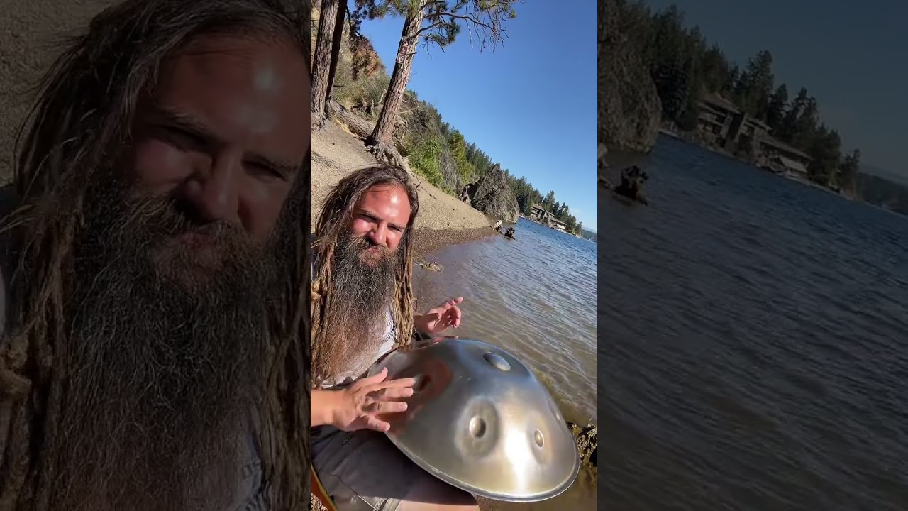 Wave Sounds & Handpan Music for an Hour 🌊🎶🌊