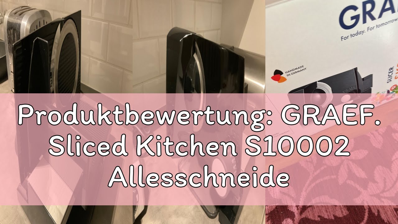 Produktbewertung: GRAEF. Sliced Kitchen S10002 Allesschneider S10002 Schwarz