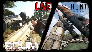 SCUM 0.95v Gameplay & Hunt: Showdown later!